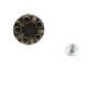 19 mm 30 L  Rhinestone Flower Design Jeans Button E 434