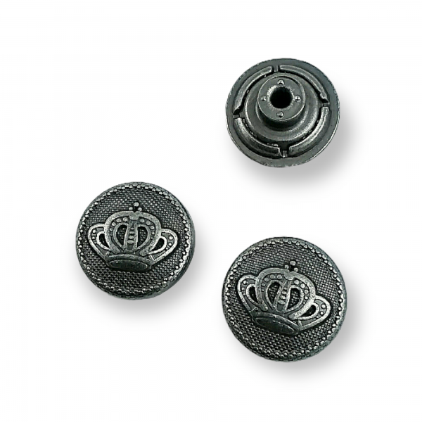 17 mm 28 L Jeans Button with Crown Logo E 446