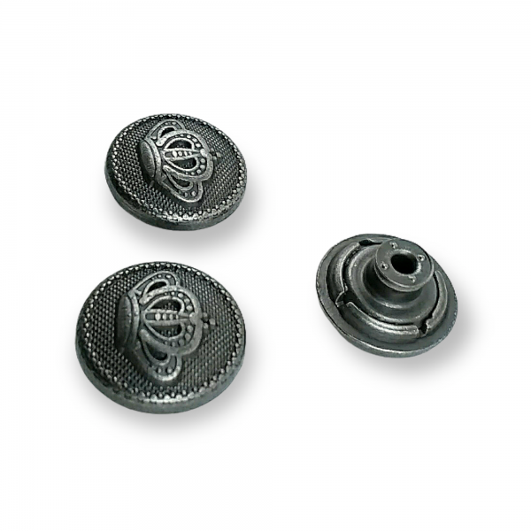 17 mm 28 L Jeans Button with Crown Logo E 446