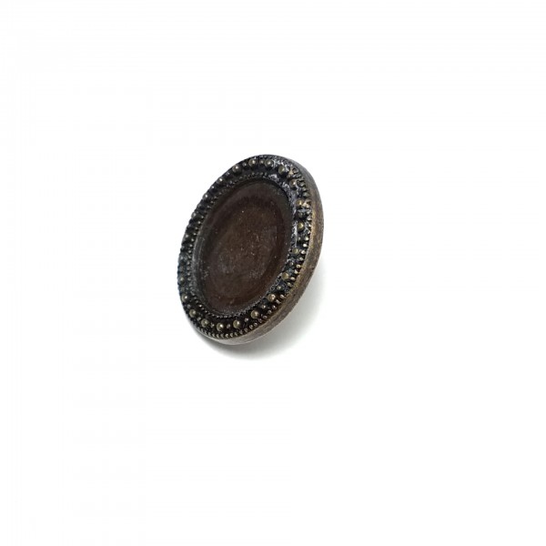 22 mm 37 L Patterned Enamel Jeans Button E 502