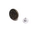 17 mm 27 L Shield Logo Jeans Button E 566