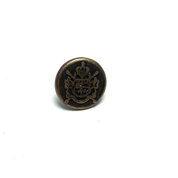 17 mm 27 L Shield Logo Jeans Button E 566