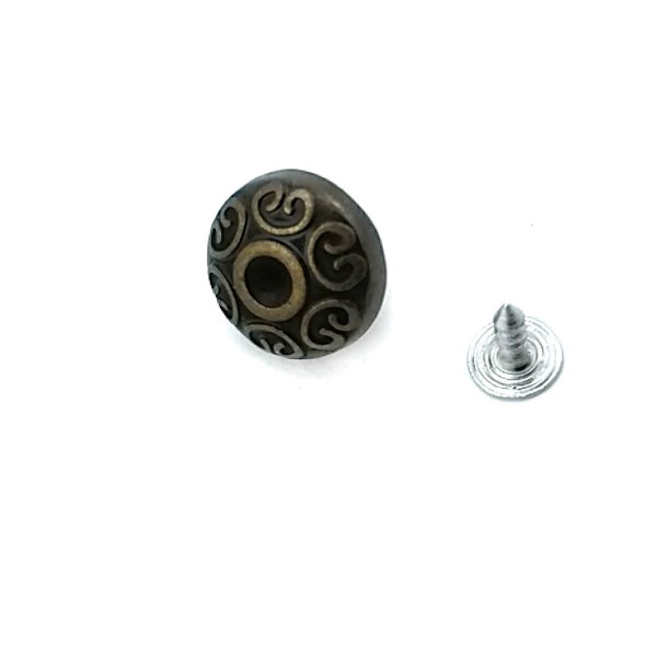 18 mm 29 L Patterned Snap Button E 762