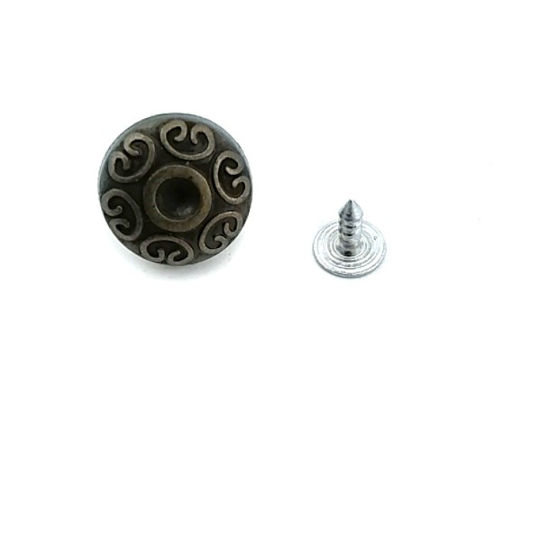 18 mm 29 L Patterned Snap Button E 762