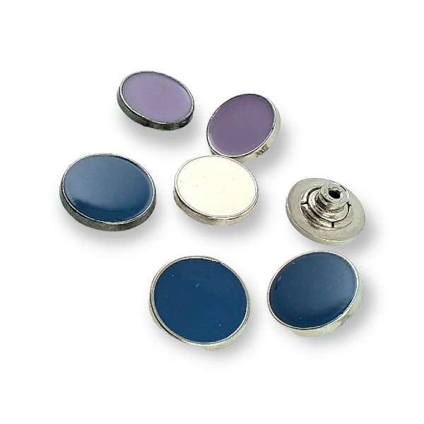 21 mm 32 L Flat Coin Type and Enameled Jeans Button E 820