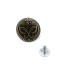 19 mm 30 Boy Kelebek Logolu Kot Düğmesi E 825