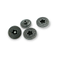 20 mm Flower-shaped Center Dotted Push-button E 834