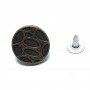 17 mm 28 L Patterned Jeans Button E 848