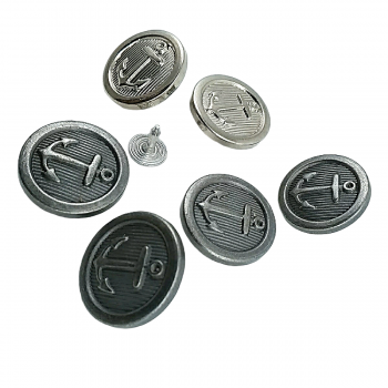 17 mm 28 L Anchor Pattern Snap Button E 906