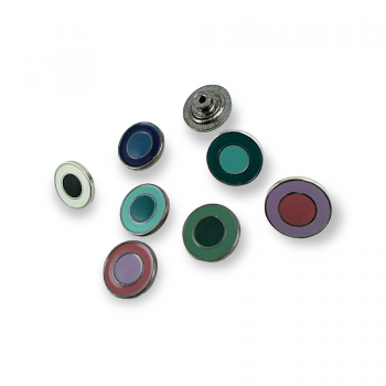 19 mm 30 L Enamel Ring Pattern Jeans Button E 939