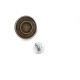 17 mm 27 L Ring Pattern Enameled Jeans Button E 940