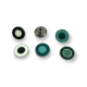 17 mm 27 L Ring Pattern Enameled Jeans Button E 940