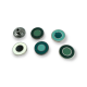 17 mm 27 L Ring Pattern Enameled Jeans Button E 940