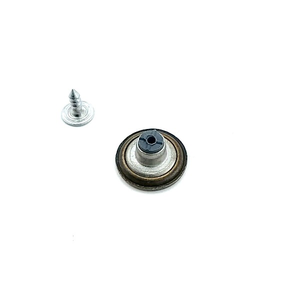 16 mm Dotted Stripe Fastening Button E 974