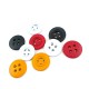 Aesthetic four-hole metal button post 23 mm - 36 sizes E 280