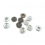 12 mm - 20 size Simple Four-Hole Metal Button E 1194