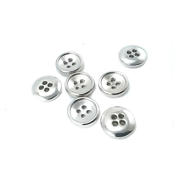 12 mm - 20 size Simple Four-Hole Metal Button E 1194