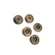 Metal Button With Four Holes 16 mm 26 lignes E 1284