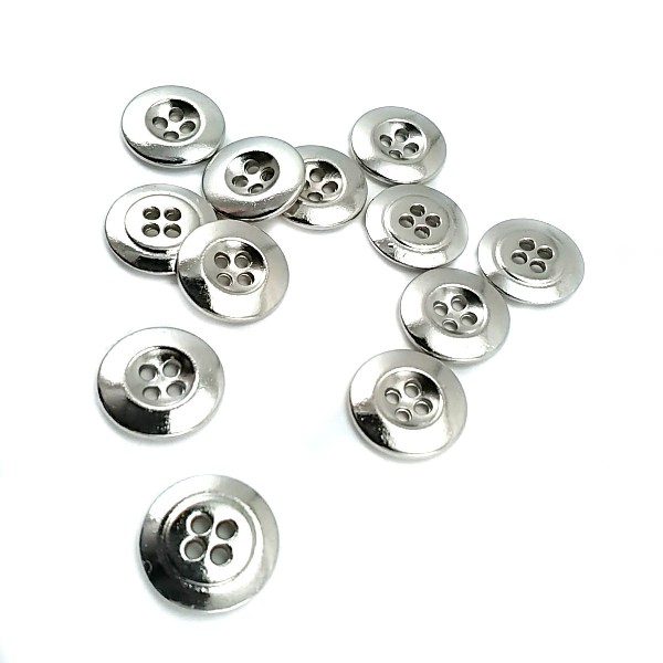 Metal Button With Four Holes 16 mm 26 lignes E 1284