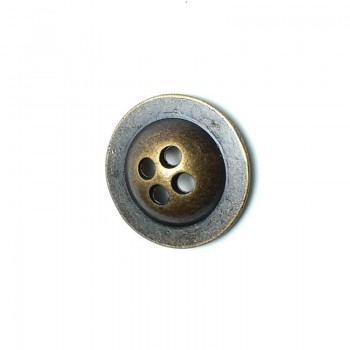 20 mm - 31 boy Dört delikli metal çukur düğme E 1415