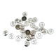 11 mm - 18 size Simple Four-Hole Metal Button E 1426