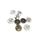 11 mm - 18 size Simple Four-Hole Metal Button E 1426