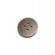 Metal button post with four holes 17 mm E 1012