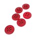 Metal button post with four holes 17 mm E 1012