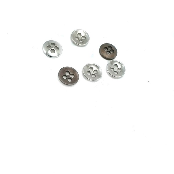 9 mm - 14 boy Sade Dört Delikli Metal Düğme E 1561