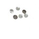 9 mm - 14 size Simple Four-Hole Metal Button E 1561