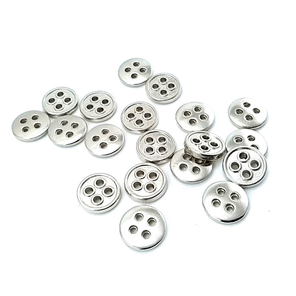 Button with Four Holes with 13 mm Stripes | Snap Buttons