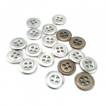 16 mm 26 size Aesthetic Four Holes Metal Button E 1617