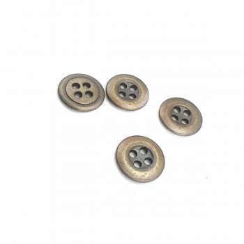 16 mm 26 size Aesthetic Four Holes Metal Button E 1617