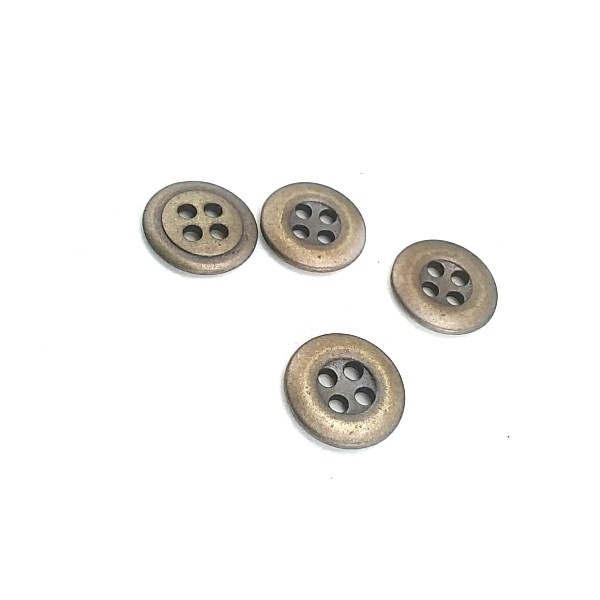 16 mm 26 boy Estetik Dört Delikli Metal Düğme E 1617
