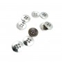 13 mm - 21 L Four Hole Sew-on Button Concave E 1633