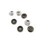 9 mm - 14 size Simple Four-Hole Metal Button E 1740