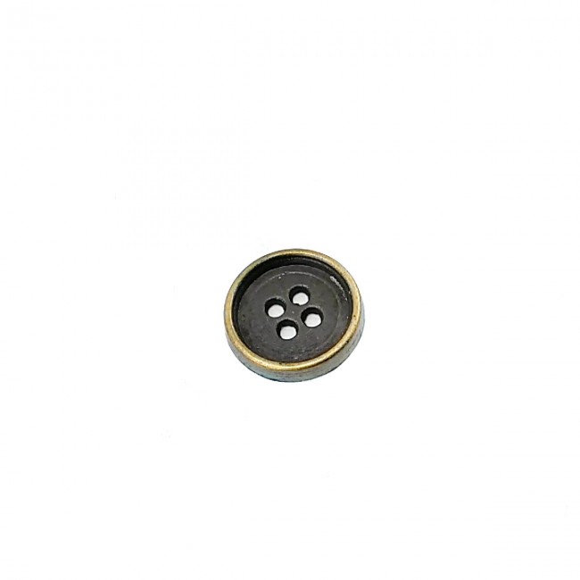 15 mm - 24 boy Sade Dört delikli metal düğme dikme E 184 15 mm - 24 boy Sade Dört delikli metal düğme dikme E 184