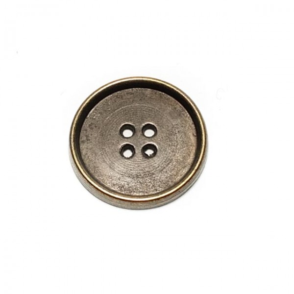 Metal button post with four holes 23 mm - size 37 E 185