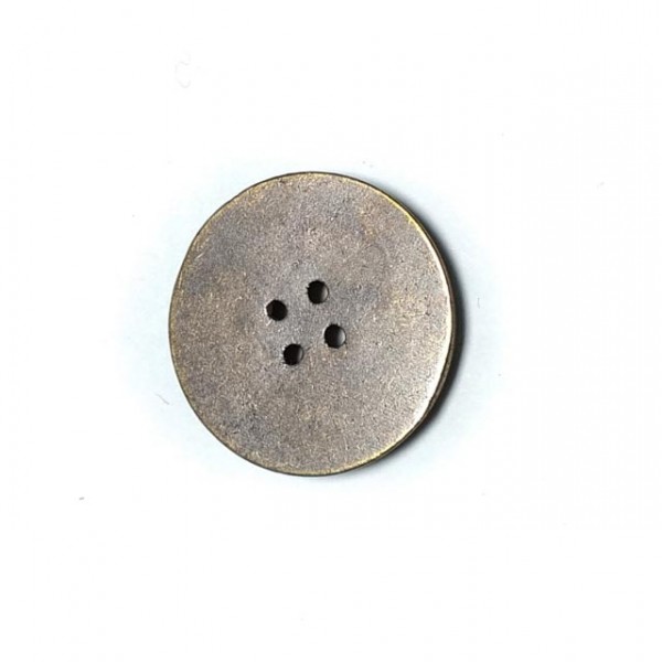 Metal button post with four holes 23 mm - size 37 E 185