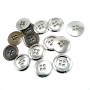 23 mm - 36 Lignes Four-hole perforated metal button E 1861