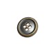 Dört delikli dikme metal düğme 23 mm E 1861