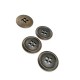 Four-hole perforated metal button 23 mm E 1861