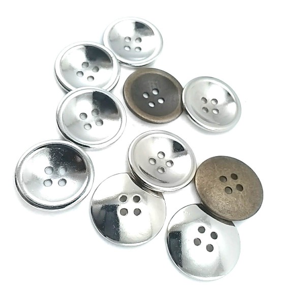 25 mm Four-Hole Metal Button E 1869