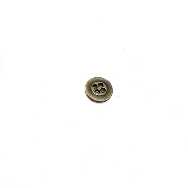 11 mm - 18 boy Klasik Dört delikli metal düğme dikme  E 217