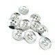 Retro four-hole metal button strut 20 mm - 31 lignes E 305