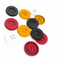 Metal button with four holes 22 mm E 42