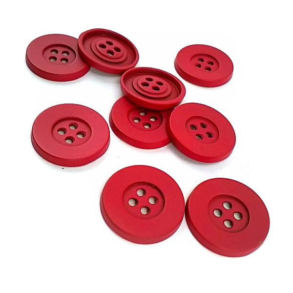 Metal button with four holes 22 mm E 42