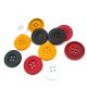 Metal button with four holes 22 mm E 42