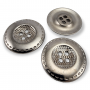 25 mm 40 L Four Hole Metal Sewing Button E 460