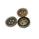 27 mm Metal Strut Button with Four Holes E 486